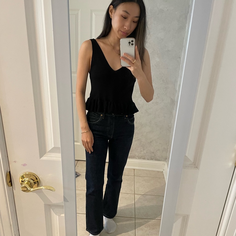 Topshop Black Tank
